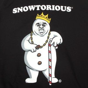 SNOWTORIOUS Sweater Notorious BIG Biggie Smalls Pullover Sweatshirt Mens L /823